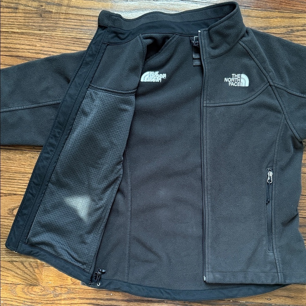 The North Face WindWall Fleece Jacket Women’s Size M Dark Gray - Picture 10 of 10